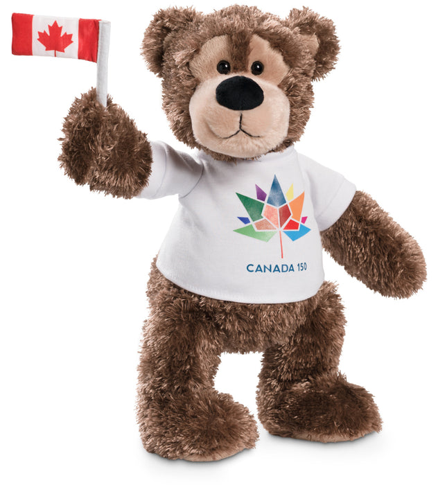 Ourson Brickley Canada 150 - T-shirt en anglais