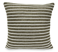 Coussin décoratif Butler 18 po - olive