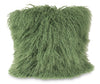 Coussin décoratif Mongolian 16 po - vert amazone