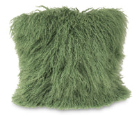 Coussin décoratif Mongolian 16 po - vert amazone