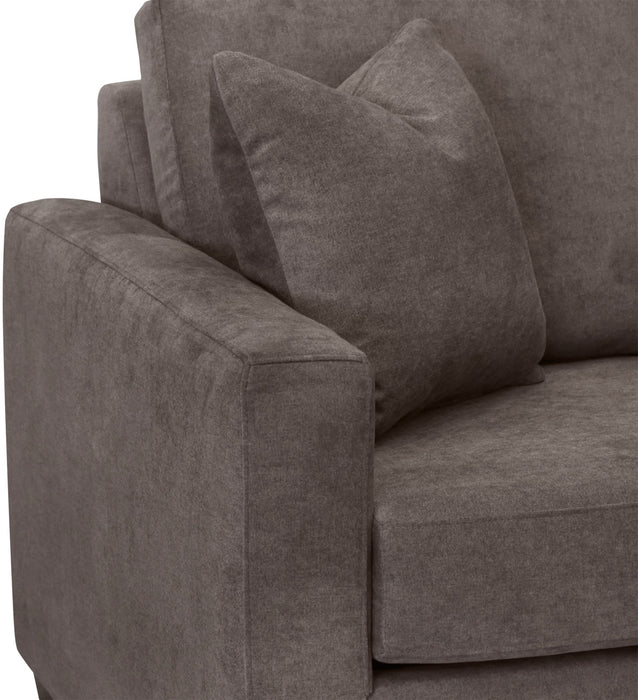 Sofa-lit double Becca en chenille –  anthracite