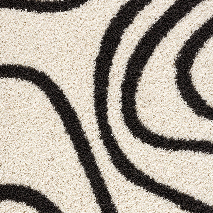 Carpette à poil long Dahlia - 6 pi 6 po x 9 pi 6 po