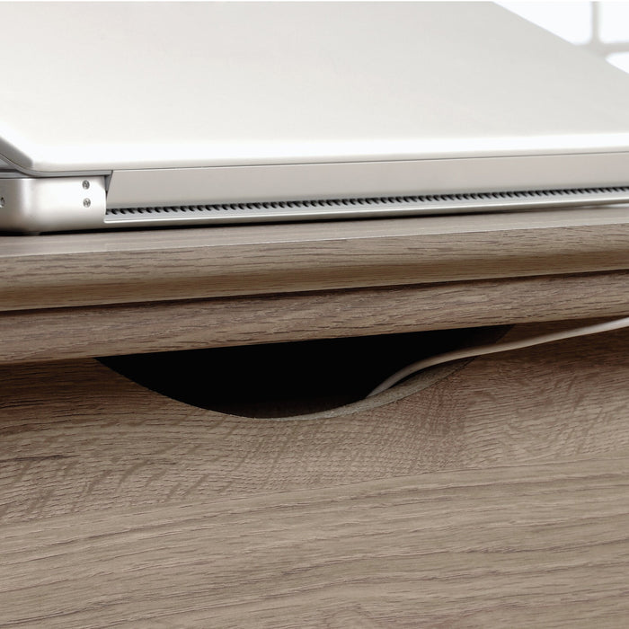 Bureau de direction Davon de 59,05 po à 2 tiroirs avec armoire - chêne salé 