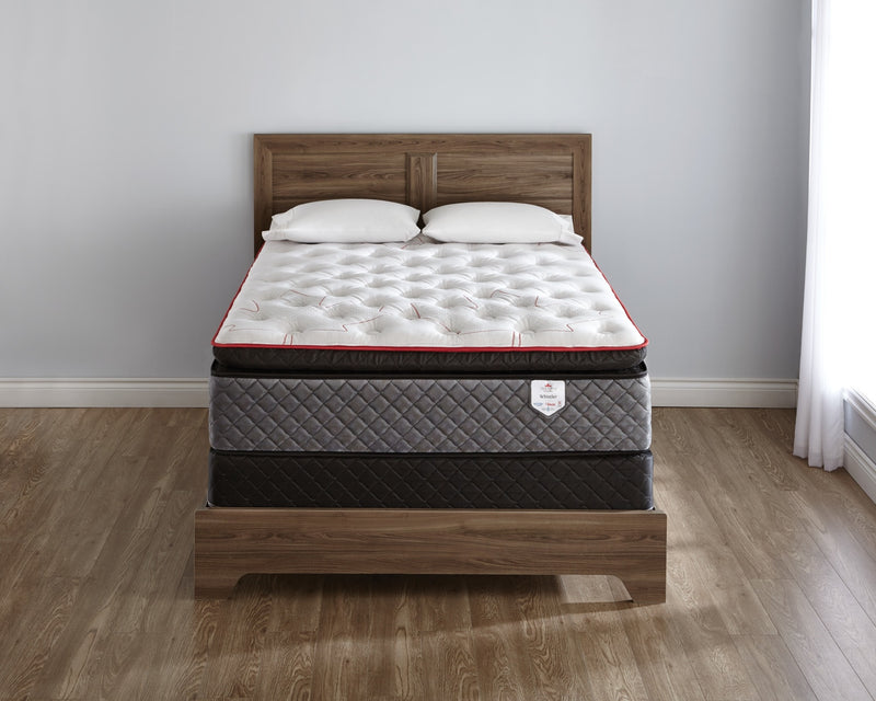 Ensemble matelas à Euro-plateau True North Whistler Chiropractic de Springwall pour grand lit