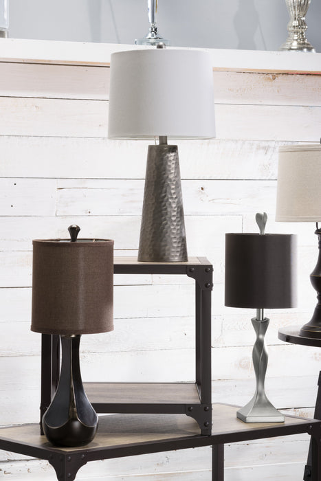 Lampe de table Mountain Breeze industrielle de 25 po au fini bronze