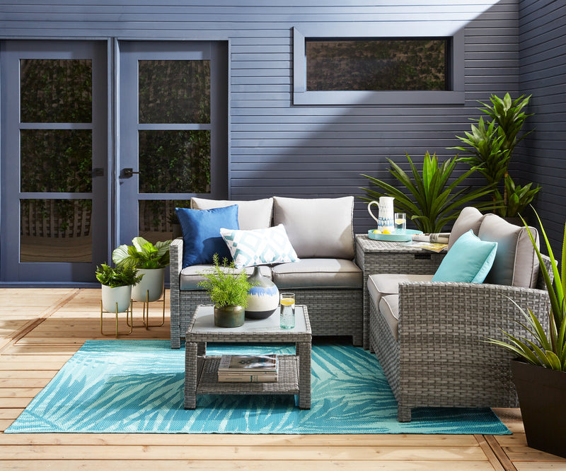 Ensemble de conversation Dominica 4 pièces pour la terrasse