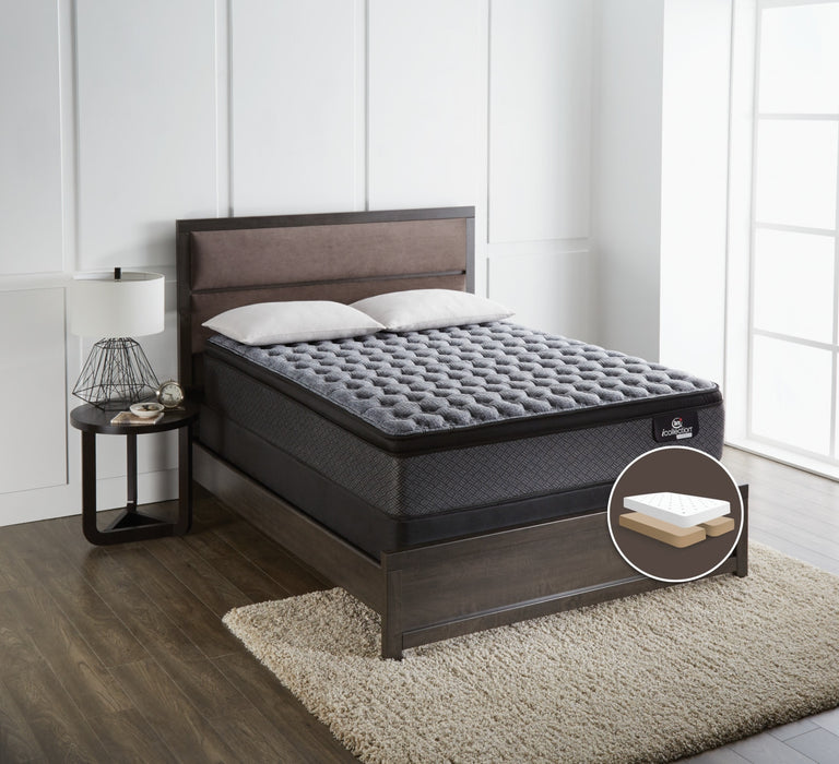 Ensemble matelas ferme à Euro-plateau divisé Senna iCollection de Serta pour grand lit 