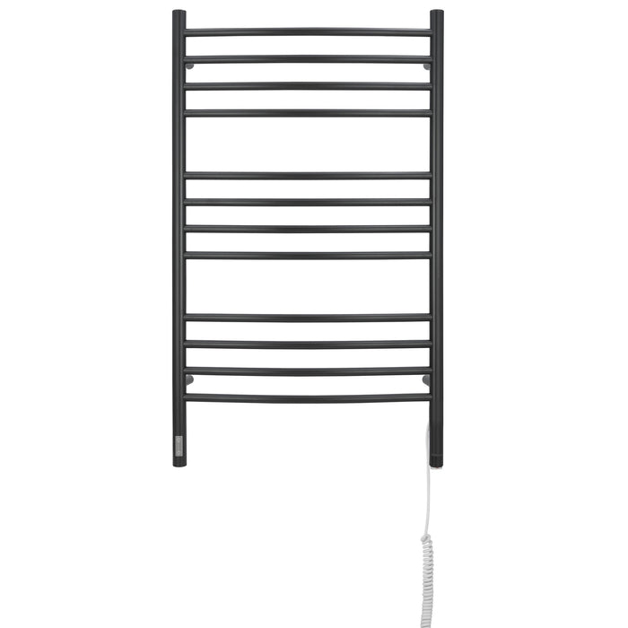 Porte-serviette chauffant double mural Lustra d’Ancona à 12 barres avec minuterie intégrée - AN-5451