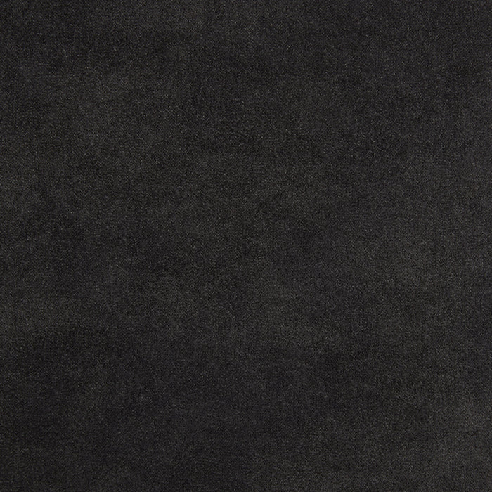 Chaise de salle à manger Eden en tissu d’apparence lin et en métal - anthracite