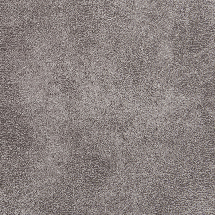 Tabouret Eden de hauteur comptoir en tissu d’apparence lin et en métal - gris