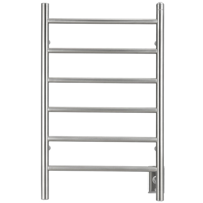 Porte-serviettes chauffant électrique Comfort d’Ancona 6 barres, câblé et branché - AN-5307