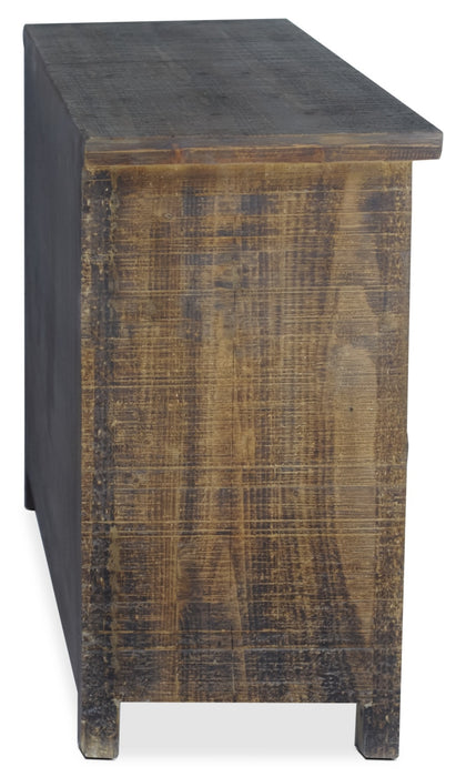 Armoire décorative Makati de 38 po - brune