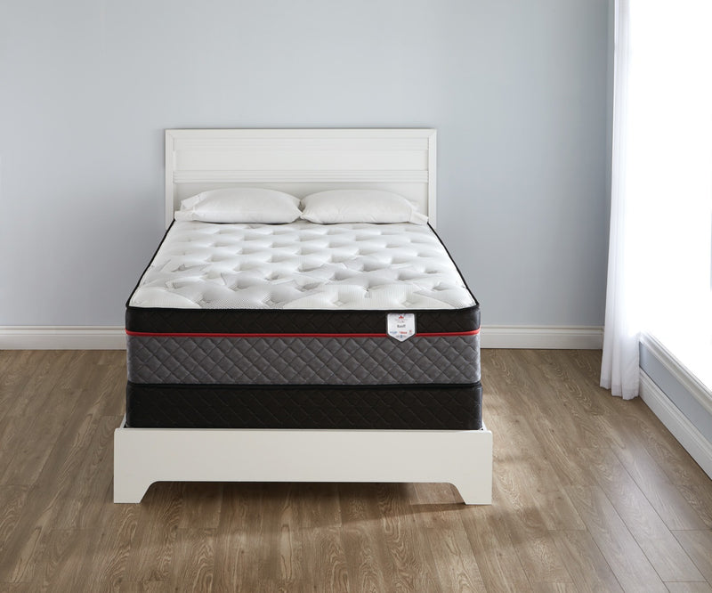 Ensemble matelas à Euro-plateau True North Banff Chiropractic de Springwall pour lit double