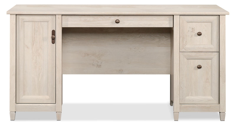 Bureau d’ordinateur Edge Water de 59,06 po - marron blanchi