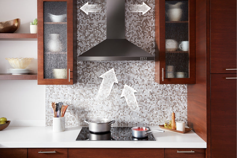 Hotte de cuisinière murale contemporaine Whirlpool de 36 po - WVW53UC6HV