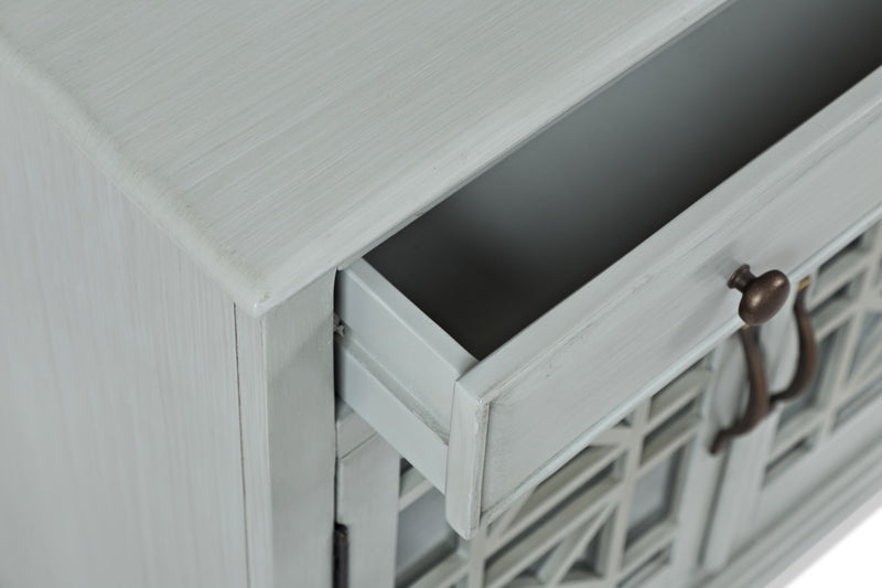 Armoire décorative Marseille de 32 po avec tiroir - gris antique