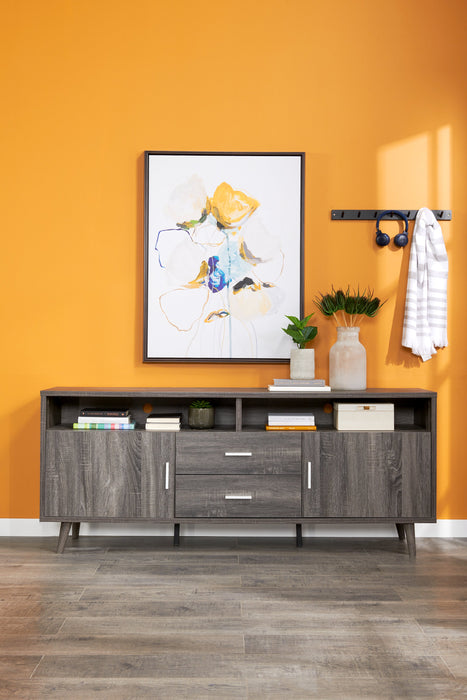 Fleurs jaunes à l’acrylique - 31 po x 41 po 