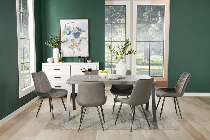 Fleurs bleues à l’acrylique - 31 po x 41 po 