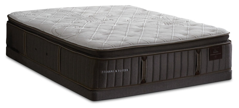 Ensemble matelas semi-ferme à plateau-coussin Princedale de Stearns & Foster pour grand lit 