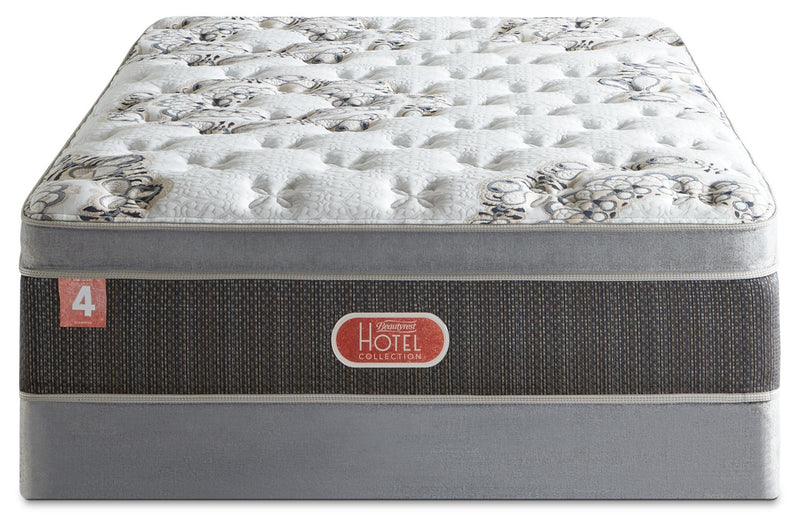 Ensemble matelas semi-ferme à Euro-plateau Hotel Diamond 4 de Beautyrest pour lit simple