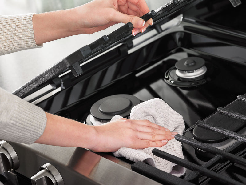 Cuisinière à gaz Whirlpool de 6 pi³ avec technologie AquaLiftMD et autonettoyage - acier inoxydable - WGG745S0FS