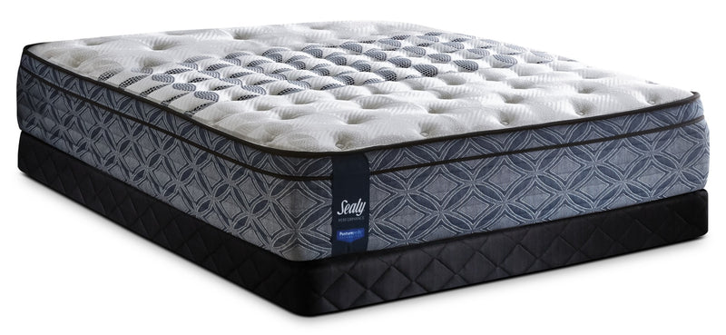 Ensemble ferme à Euro-plateau Lindfield Posturepedic Performance Plus de Sealy pour lit double 