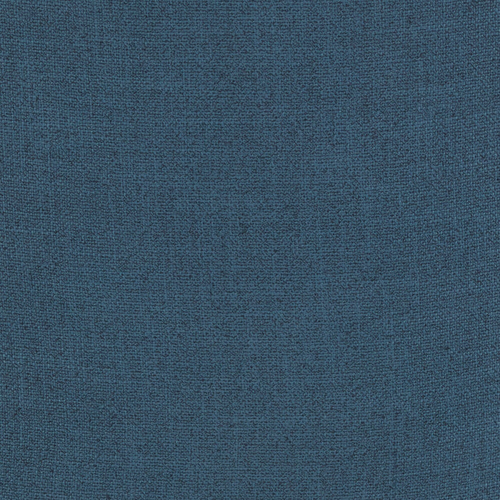 Chaise de salle à manger Gabi en tissu d’apparence lin - bleue