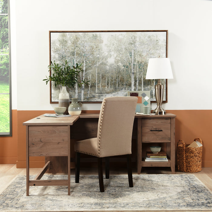 Lampe de table Garcia de 29,5 po argentée avec recharge USB