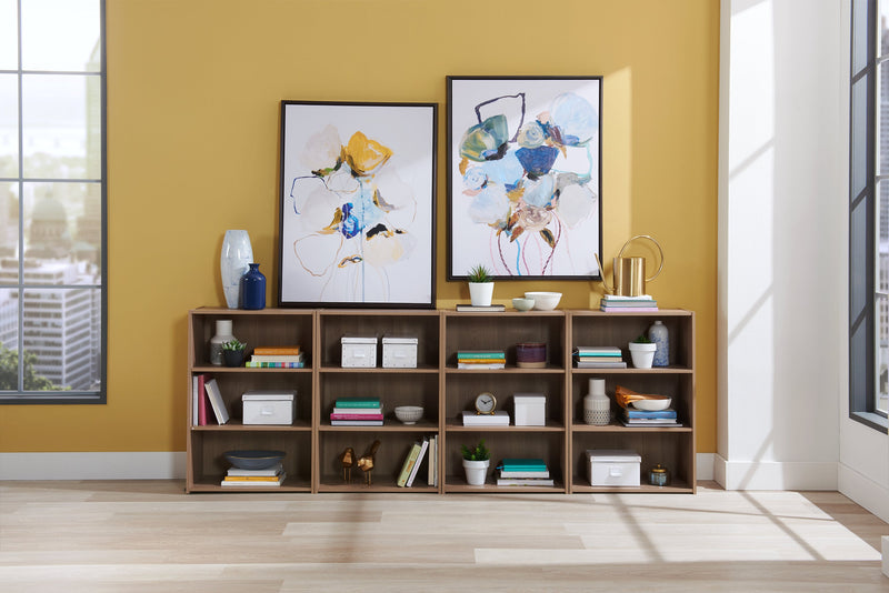 Bibliothèque Grady de 24,5 po à 3 tablettes - chêne d’été 