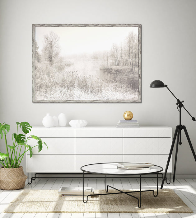 Nature grise à l’acrylique - 32 po x 42 po 