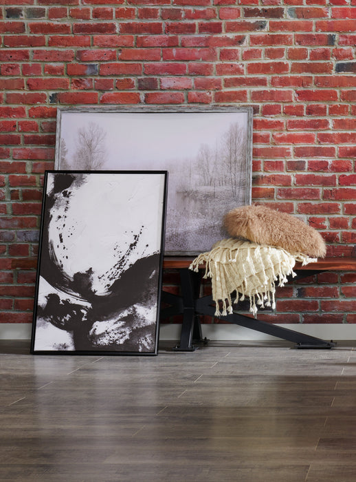 Nature grise à l’acrylique - 32 po x 42 po 