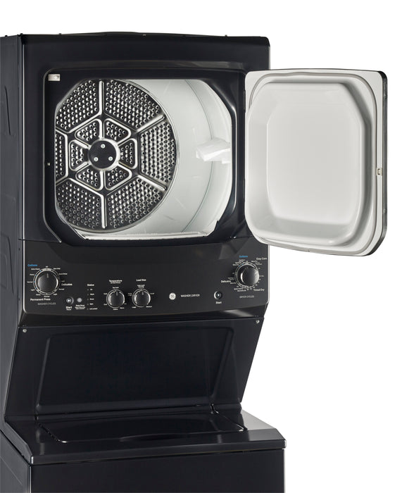 Tour de lavage SpaceMakerMC électrique GE avec laveuse de 4,4 pi³ et sécheuse de 5,9 pi³ - GUD37ESMMDG