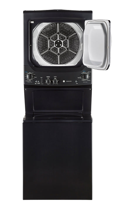 Tour de lavage SpaceMakerMC électrique GE avec laveuse de 4,4 pi³ et sécheuse de 5,9 pi³ - GUD37ESMMDG