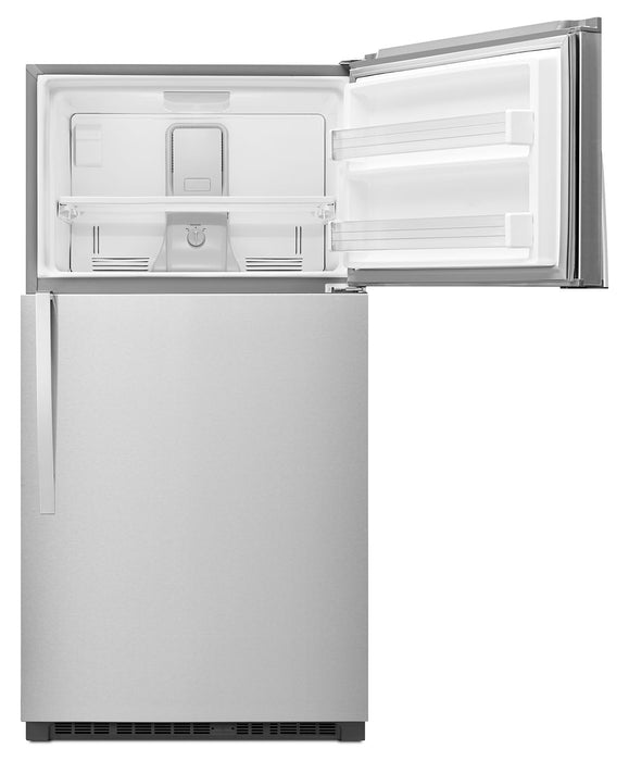 Réfrigérateur Whirlpool de 21,3 pi³ et de 33 po à congélateur supérieur - acier inoxydable monochrome - WRT541SZDM