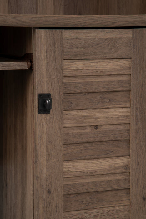 Bureau Harbor View de 62,25 po avec crédence - chêne salé