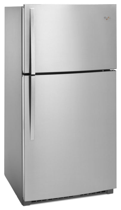 Réfrigérateur Whirlpool de 21,3 pi³ et de 33 po à congélateur supérieur - acier inoxydable monochrome - WRT541SZDM