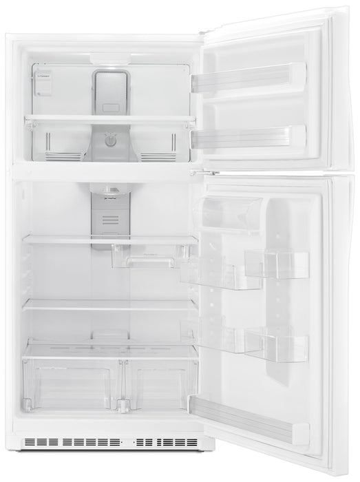 Réfrigérateur Whirlpool de 21,3 pi³ et de 33 po à congélateur supérieur - blanc - WRT541SZDW
