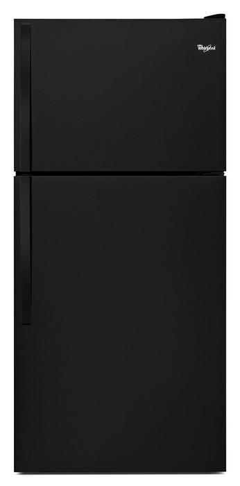 Réfrigérateur Whirlpool de 18,3 pi³ et de 30 po à congélateur supérieur - noir - WRT148FZDB