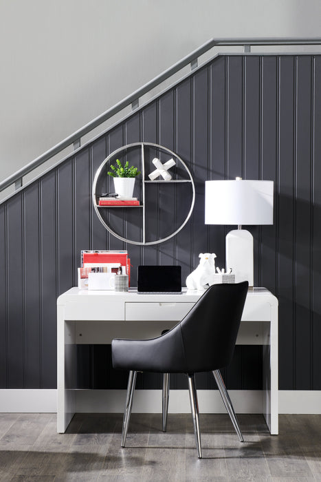 Bureau Hobson de 47,25 po - blanc lustré