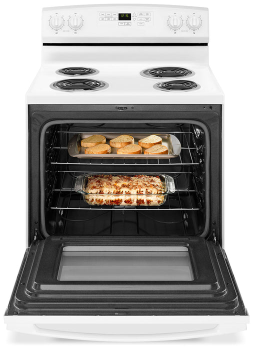 Cuisinière électrique Amana de 4,8 pi³ avec autonettoyage - blanche - YACR4503SFW