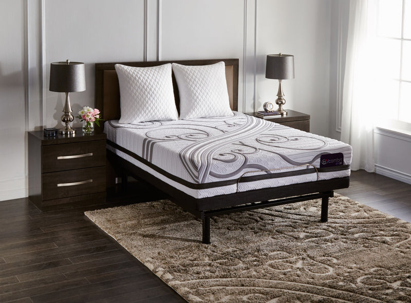 Matelas Gravati iComfort EFX3D Serta pour lit simple très long avec base ajustable Motion Perfect 3