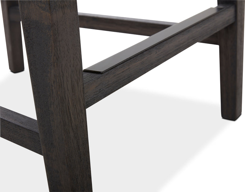 Tabouret Quinn de hauteur comptoir, ensemble de 2 - gris