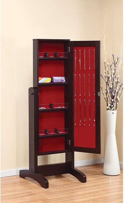 Miroir armoire à bijoux Messina de 19 po - espresso