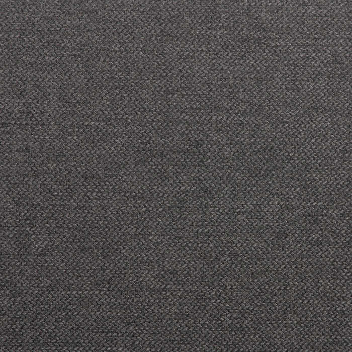 Lit plateforme rembourré Jace en tissu gris capitonné avec rangement - format très grand lit