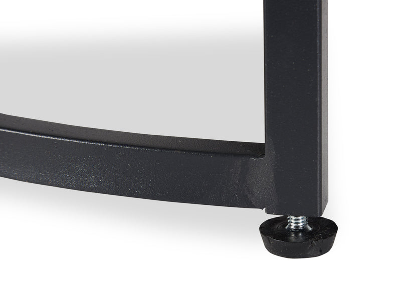 Table de fauteuil Jacki de 18,25 po - apparence pierre grise