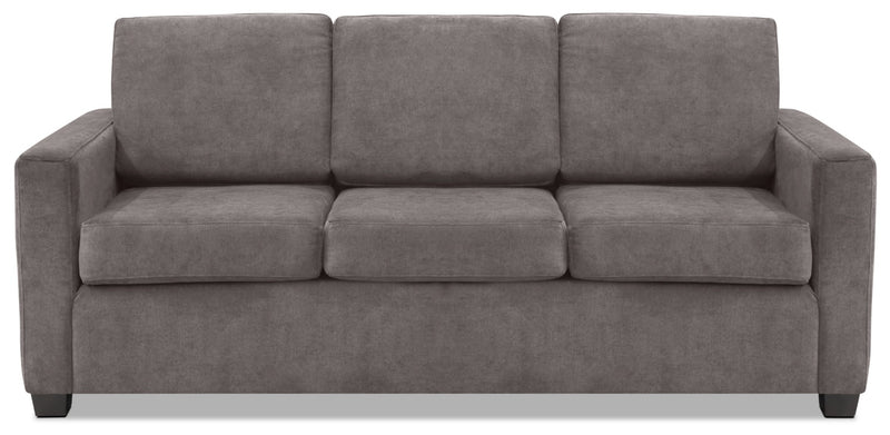 Sofa-lit double Becca en chenille –  gris