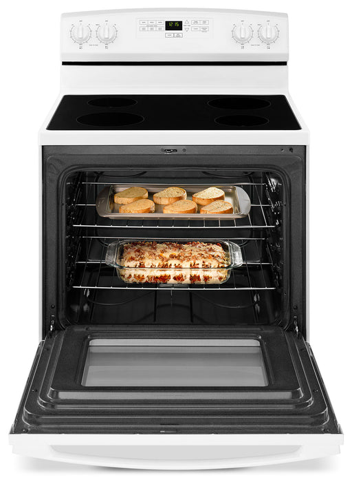 Cuisinière électrique Amana de 4,8 pi³ - blanche - YAER6303MFW