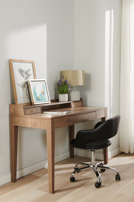 Bureau Jude de 47,25 po à 3 tiroirs - noisette