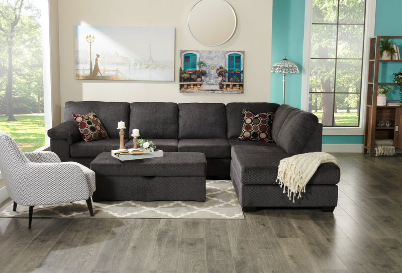 Bibliothèque Jude de 36 po à 3 tablettes avec armoire - noisette