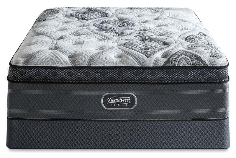 Ensemble matelas moelleux à Euro-plateau Precious Beautyrest Black pour très grand lit